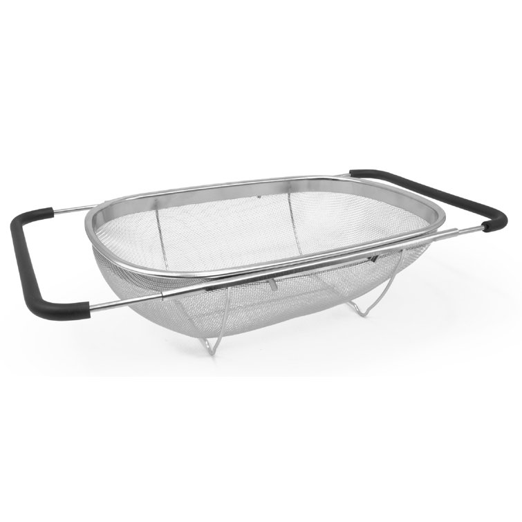 Cook Pro 13.5" Stainless Steel Over the Sink Strainer w/ Extendable